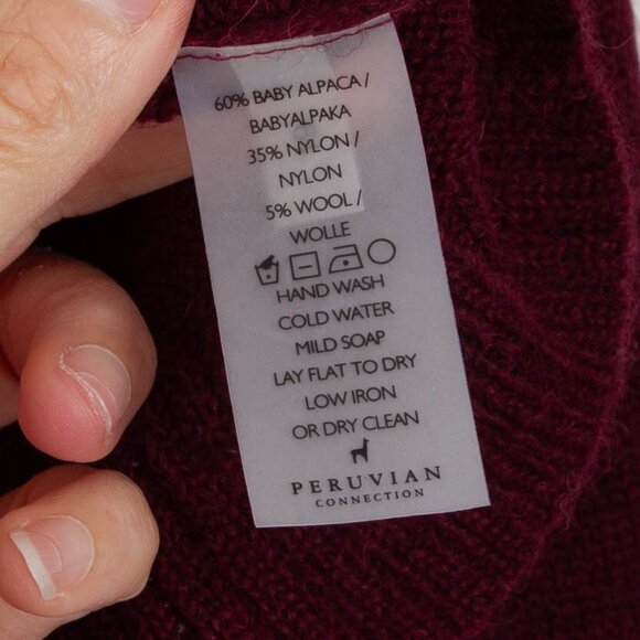 Peruvian Connection Long Sleeve Crewneck Sweater Womens Size Large - Picture 5 of 7